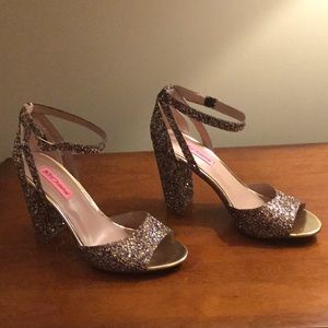 Betsy Johnson Multicolored Sequin Sandal